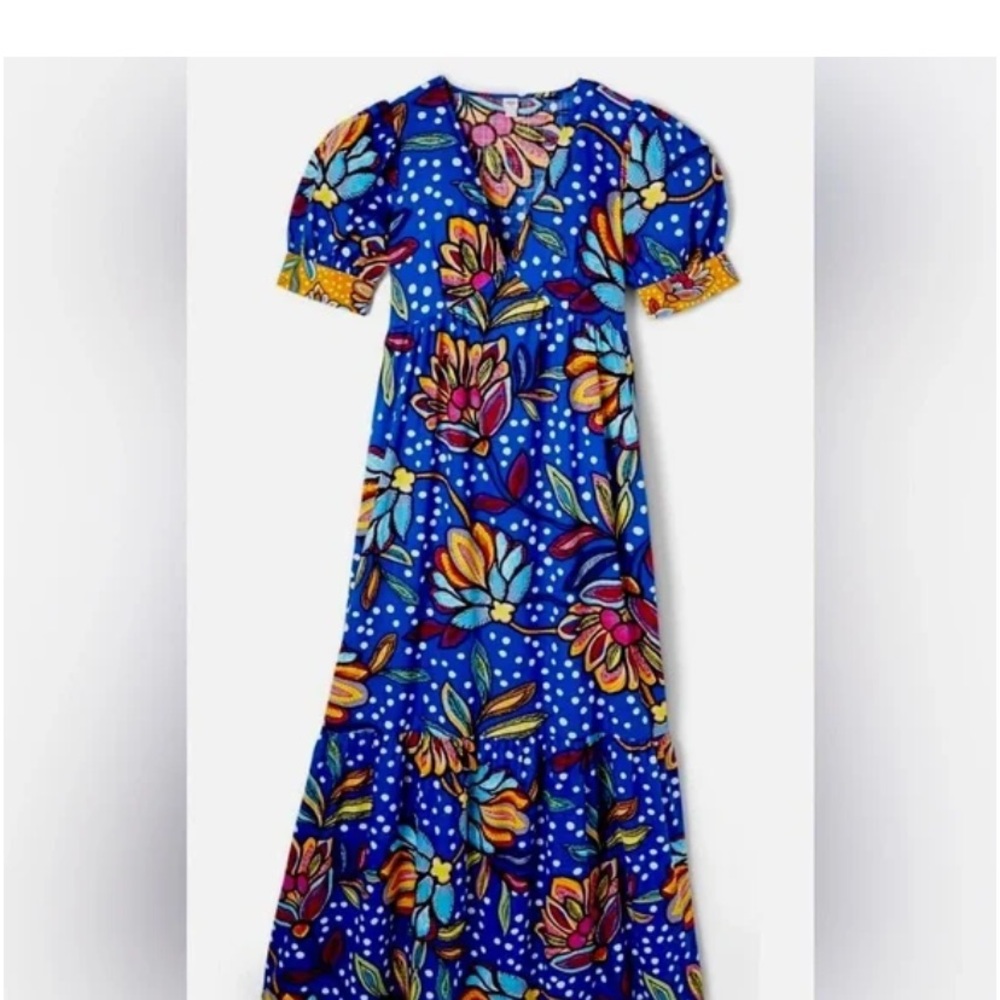 Tabitha Brown For Target Vibrant Floral Maxi Dress - Size 4 - NWOT